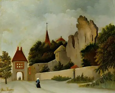 Landscape with Ruins Henri Rousseau